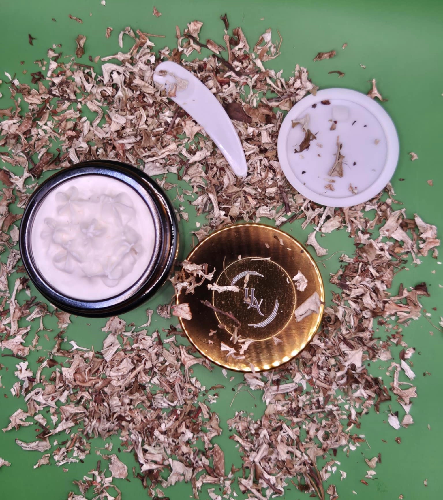 Icelandic Moss Body Butter with all natural ingredients and Cherry Blossoms fragrance oil