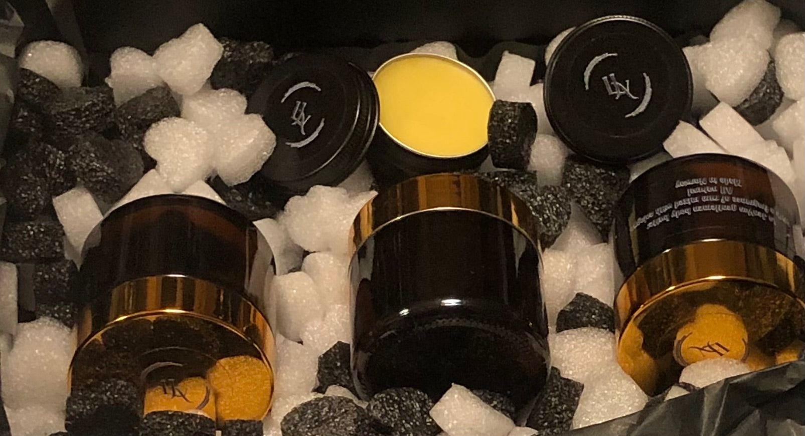 Gentleman Skincare Collection Blend with Body Butter Lip balm and Candles
